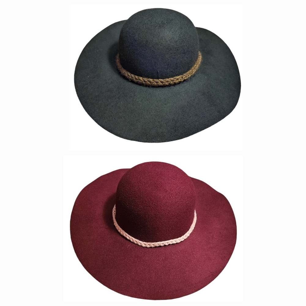 Krafts by Kelly set of 2 womens hats euc
